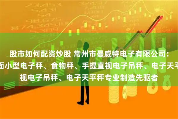 股市如何配资炒股 常州市曼威特电子有限公司：可去皮电子秤、桌面小型电子秤、食物秤、手提直视电子吊秤、电子天平秤专业制造先驱者
